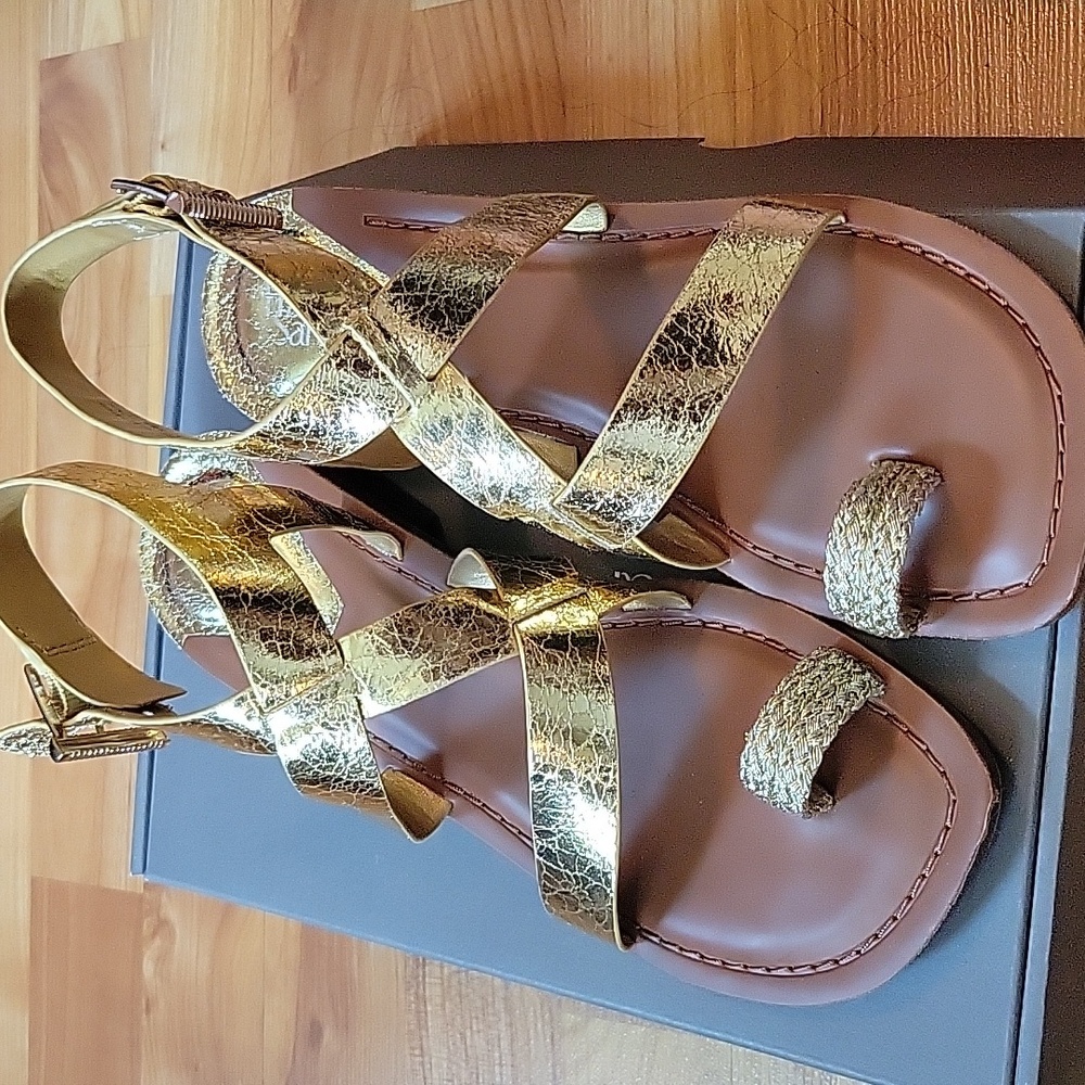 Gold Sandals